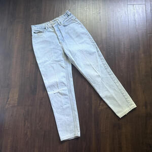 Vintage 90s Generra Mom Jeans Light Wash High Waist Straight Leg 10/31